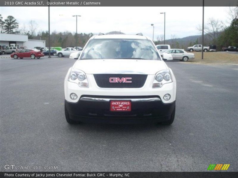 Quicksilver Metallic / Cashmere 2010 GMC Acadia SLT