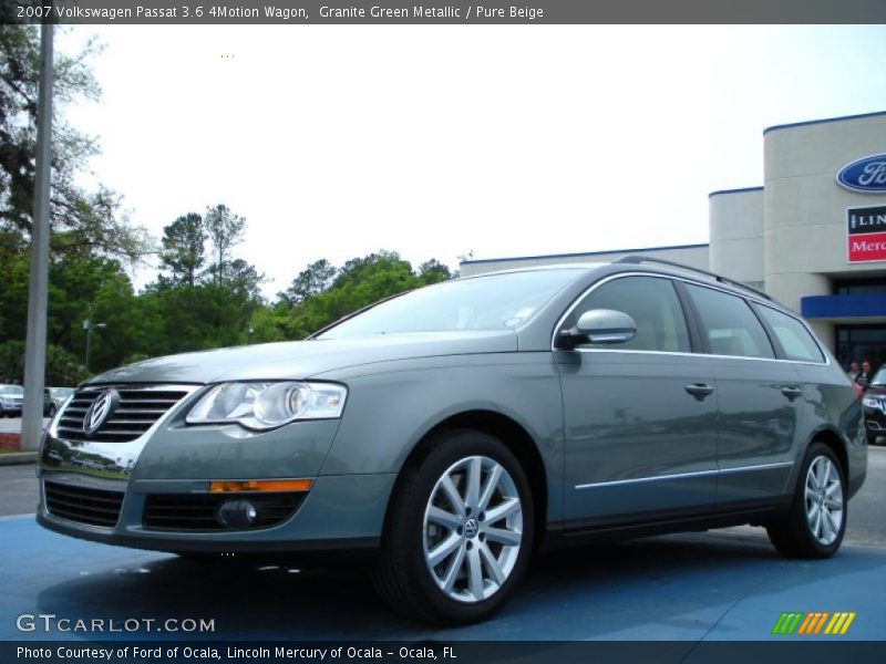 Granite Green Metallic / Pure Beige 2007 Volkswagen Passat 3.6 4Motion Wagon