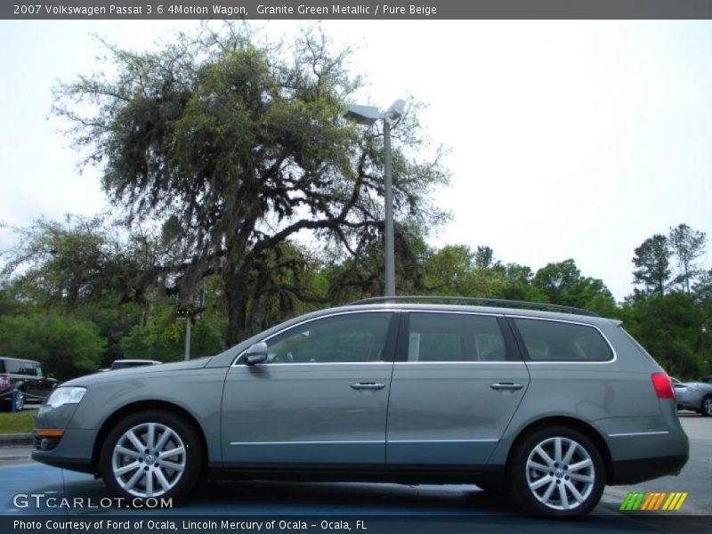 Granite Green Metallic / Pure Beige 2007 Volkswagen Passat 3.6 4Motion Wagon