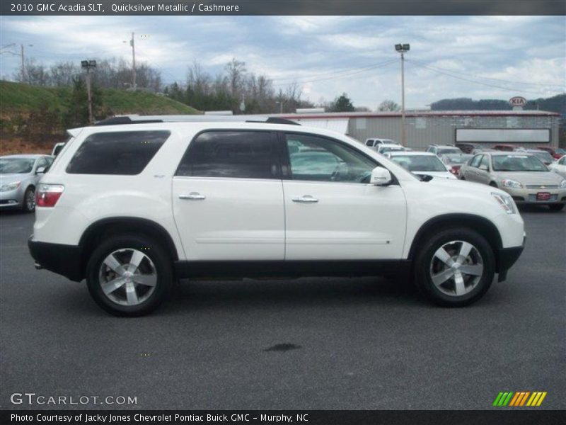 Quicksilver Metallic / Cashmere 2010 GMC Acadia SLT