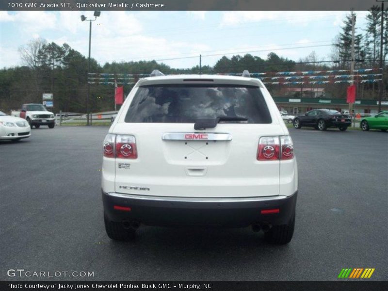 Quicksilver Metallic / Cashmere 2010 GMC Acadia SLT