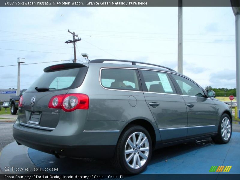 Granite Green Metallic / Pure Beige 2007 Volkswagen Passat 3.6 4Motion Wagon
