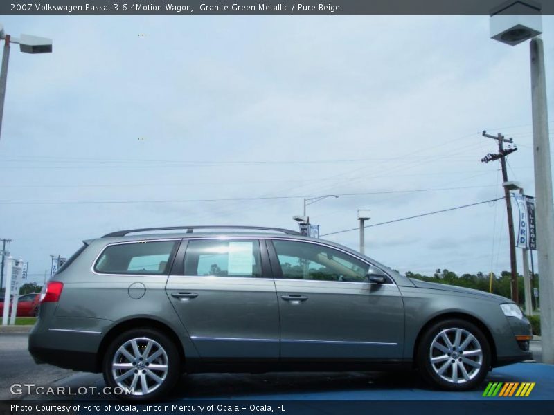 Granite Green Metallic / Pure Beige 2007 Volkswagen Passat 3.6 4Motion Wagon