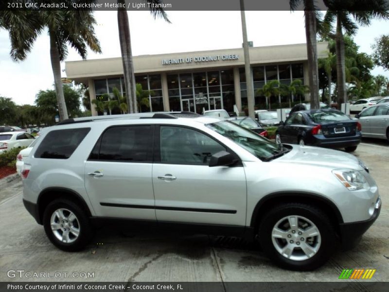 Quicksilver Metallic / Light Titanium 2011 GMC Acadia SL