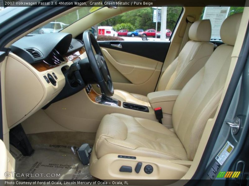  2007 Passat 3.6 4Motion Wagon Pure Beige Interior