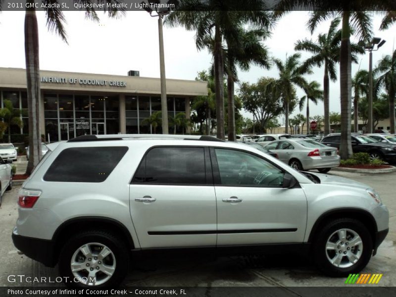 Quicksilver Metallic / Light Titanium 2011 GMC Acadia SL