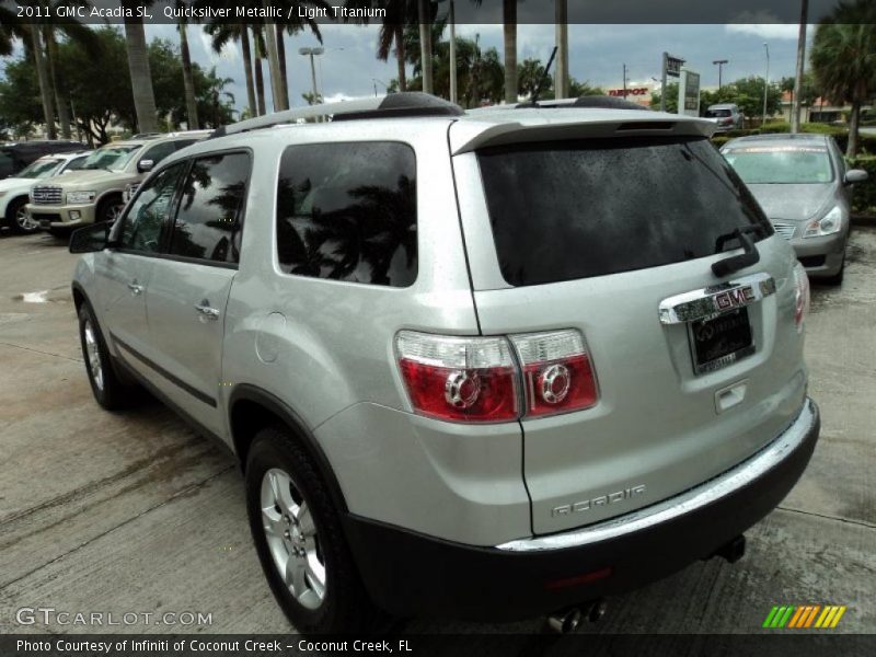 Quicksilver Metallic / Light Titanium 2011 GMC Acadia SL