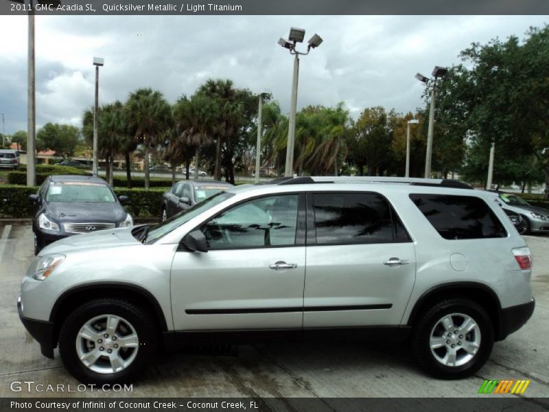 Quicksilver Metallic / Light Titanium 2011 GMC Acadia SL