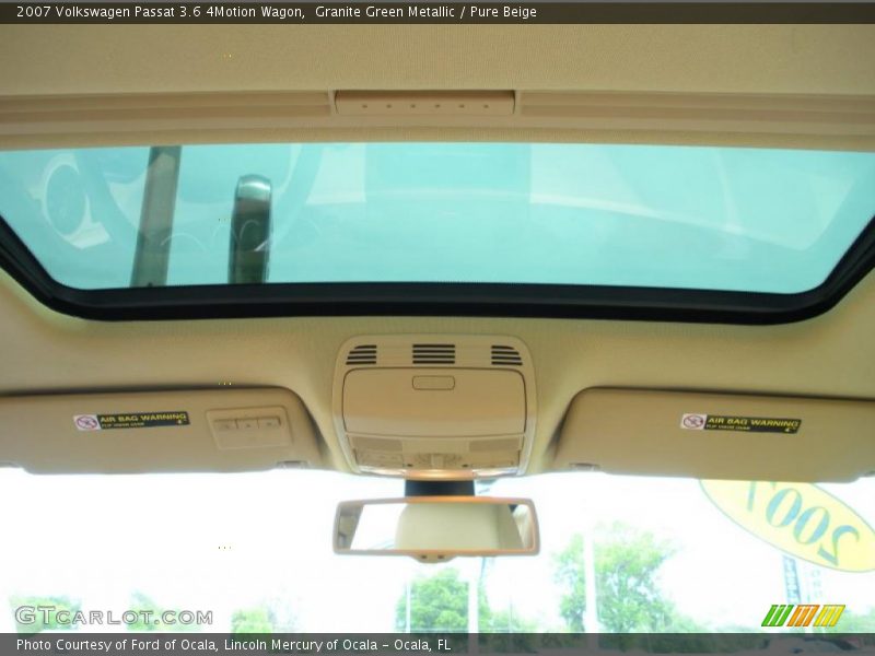 Granite Green Metallic / Pure Beige 2007 Volkswagen Passat 3.6 4Motion Wagon