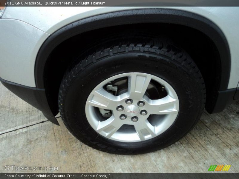 Quicksilver Metallic / Light Titanium 2011 GMC Acadia SL