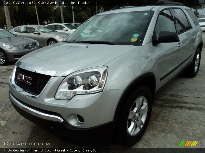 Quicksilver Metallic / Light Titanium 2011 GMC Acadia SL