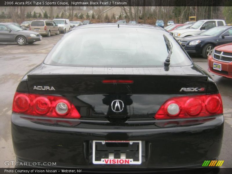 Nighthawk Black Pearl / Titanium 2006 Acura RSX Type S Sports Coupe