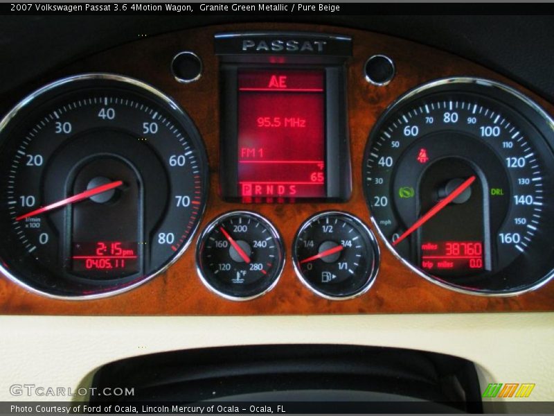  2007 Passat 3.6 4Motion Wagon 3.6 4Motion Wagon Gauges