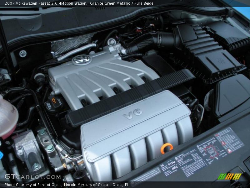  2007 Passat 3.6 4Motion Wagon Engine - 3.6 Liter DOHC 24-Valve VVT V6