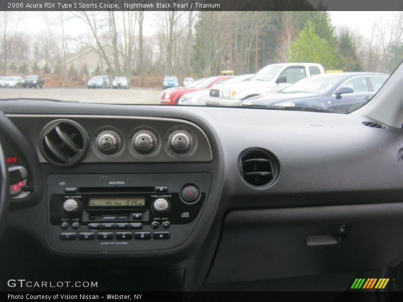 Nighthawk Black Pearl / Titanium 2006 Acura RSX Type S Sports Coupe