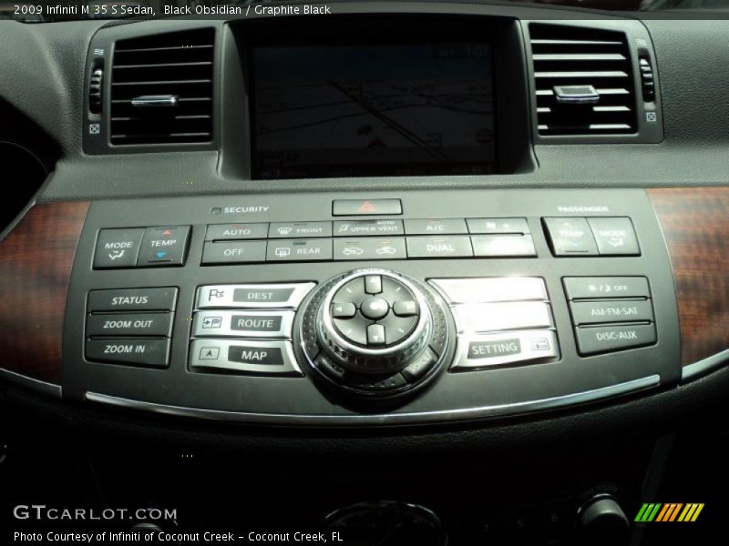 Black Obsidian / Graphite Black 2009 Infiniti M 35 S Sedan