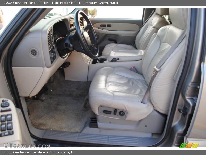 Light Pewter Metallic / Medium Gray/Neutral 2002 Chevrolet Tahoe LT 4x4