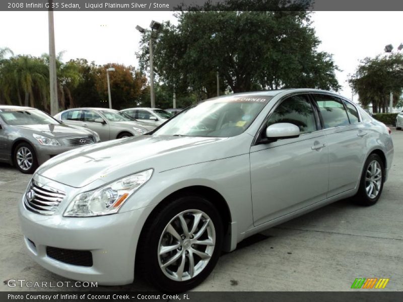 Front 3/4 View of 2008 G 35 Sedan