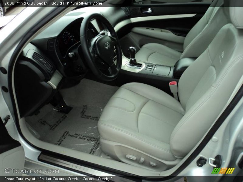  2008 G 35 Sedan Stone Interior