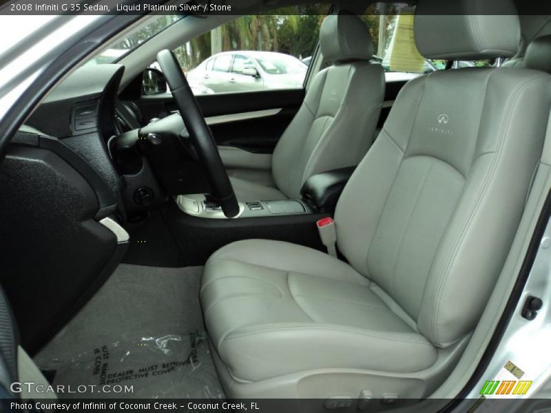  2008 G 35 Sedan Stone Interior