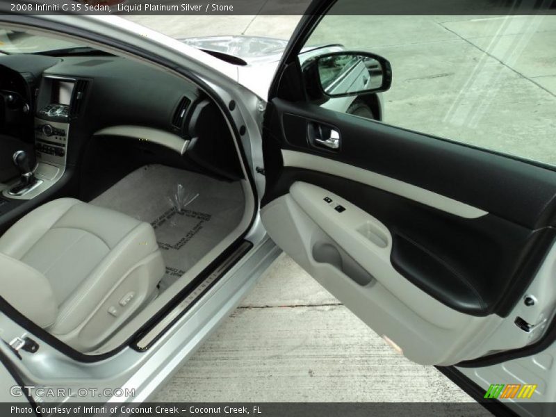 Liquid Platinum Silver / Stone 2008 Infiniti G 35 Sedan