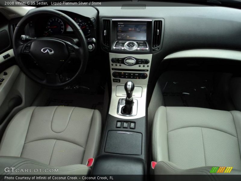 Liquid Platinum Silver / Stone 2008 Infiniti G 35 Sedan