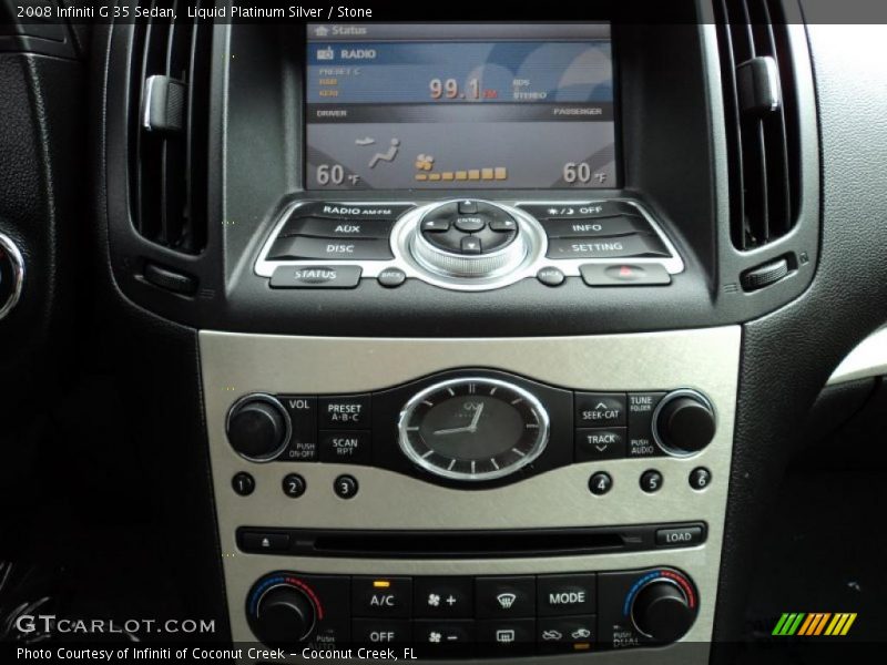 Liquid Platinum Silver / Stone 2008 Infiniti G 35 Sedan