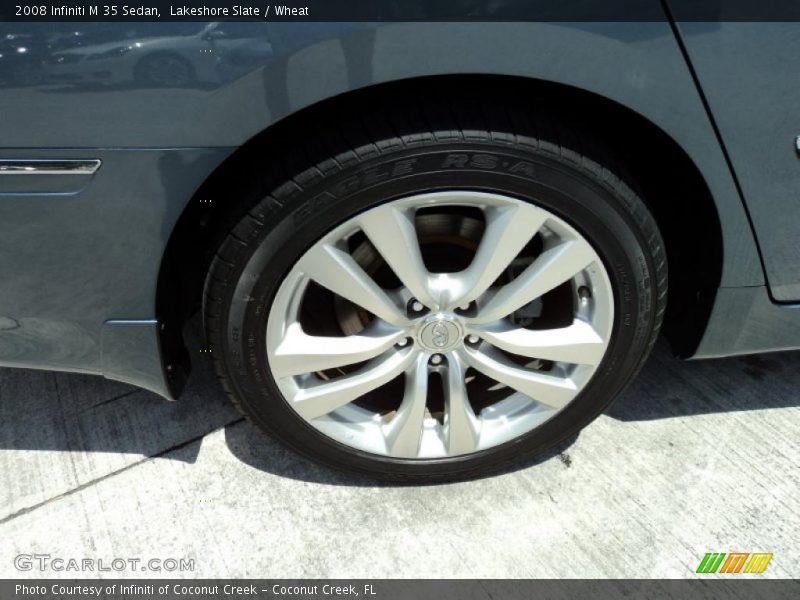 Lakeshore Slate / Wheat 2008 Infiniti M 35 Sedan