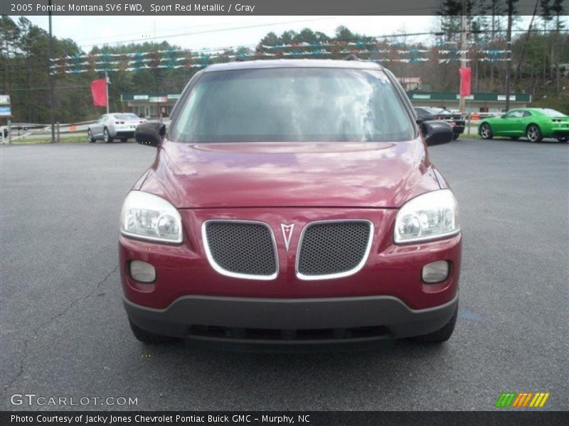 Sport Red Metallic / Gray 2005 Pontiac Montana SV6 FWD