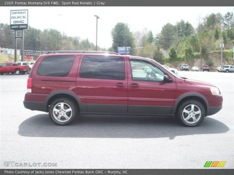 Sport Red Metallic / Gray 2005 Pontiac Montana SV6 FWD