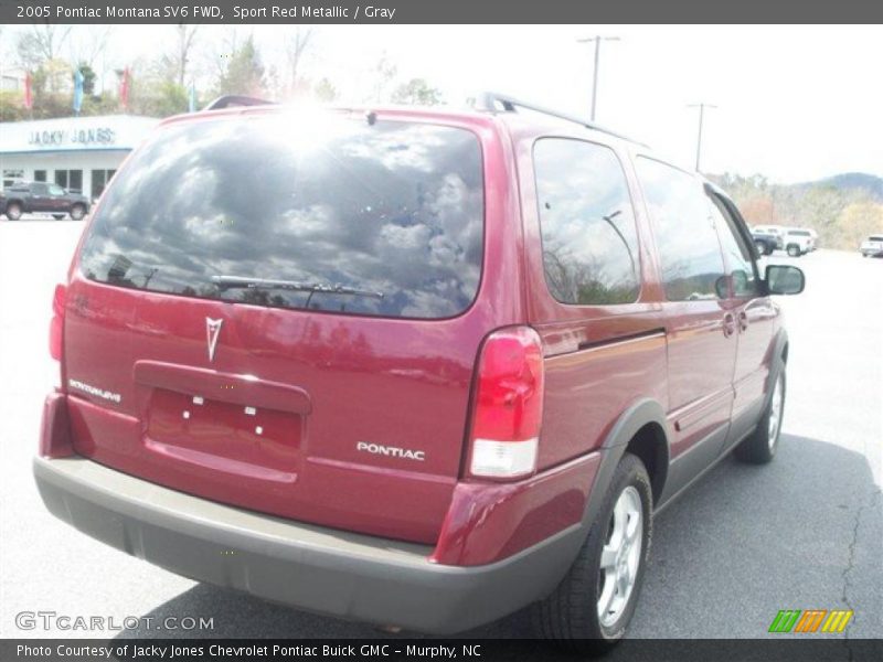 Sport Red Metallic / Gray 2005 Pontiac Montana SV6 FWD