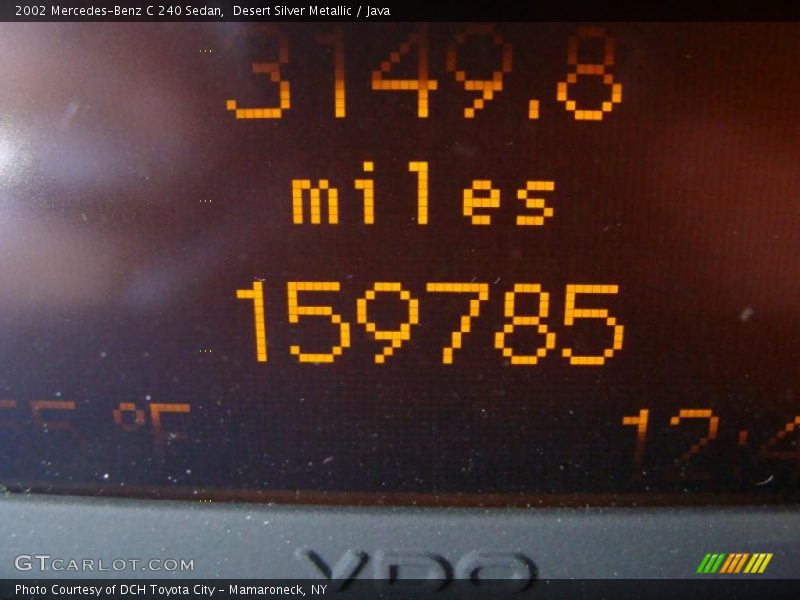 Desert Silver Metallic / Java 2002 Mercedes-Benz C 240 Sedan