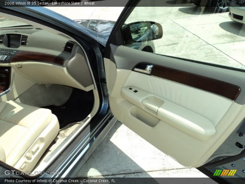 Lakeshore Slate / Wheat 2008 Infiniti M 35 Sedan
