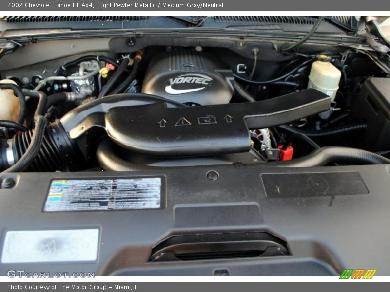 Light Pewter Metallic / Medium Gray/Neutral 2002 Chevrolet Tahoe LT 4x4