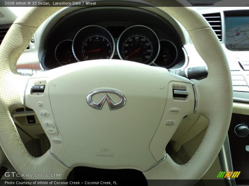 Lakeshore Slate / Wheat 2008 Infiniti M 35 Sedan