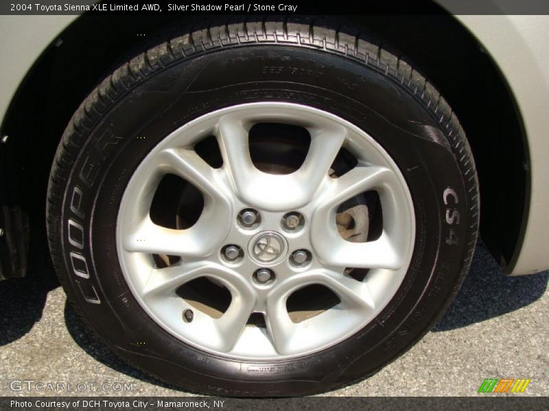 Silver Shadow Pearl / Stone Gray 2004 Toyota Sienna XLE Limited AWD