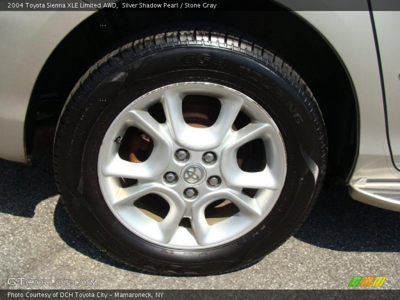 Silver Shadow Pearl / Stone Gray 2004 Toyota Sienna XLE Limited AWD