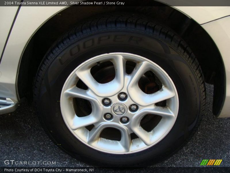 Silver Shadow Pearl / Stone Gray 2004 Toyota Sienna XLE Limited AWD