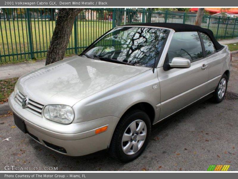 Desert Wind Metallic / Black 2001 Volkswagen Cabrio GLX