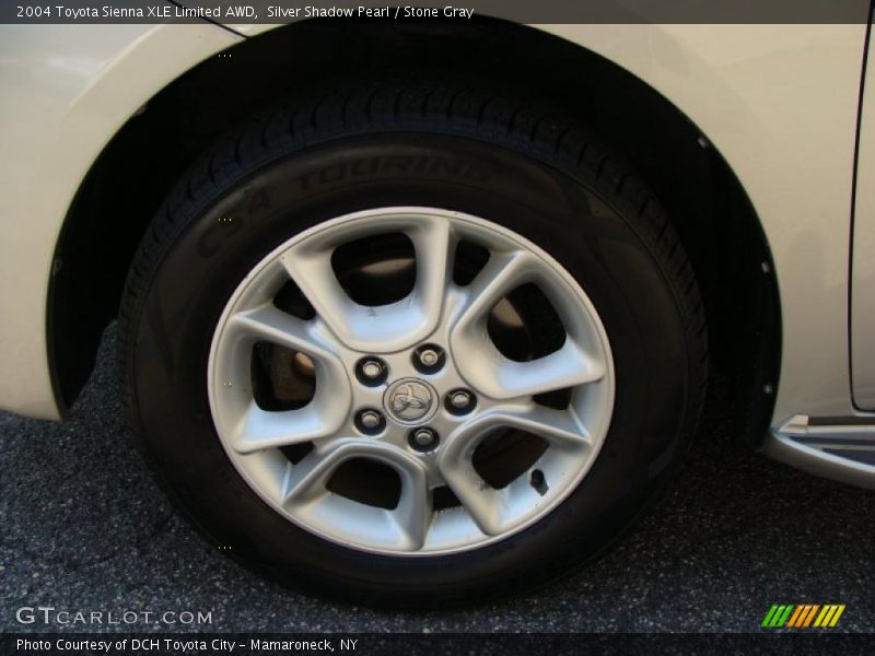 Silver Shadow Pearl / Stone Gray 2004 Toyota Sienna XLE Limited AWD