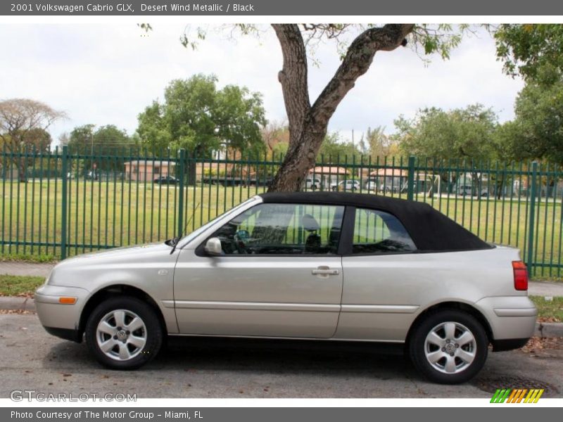 Desert Wind Metallic / Black 2001 Volkswagen Cabrio GLX