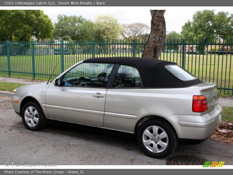 Desert Wind Metallic / Black 2001 Volkswagen Cabrio GLX