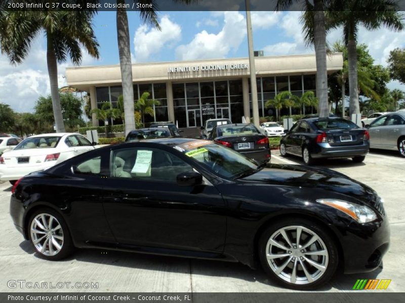 Black Obsidian / Stone 2008 Infiniti G 37 Coupe
