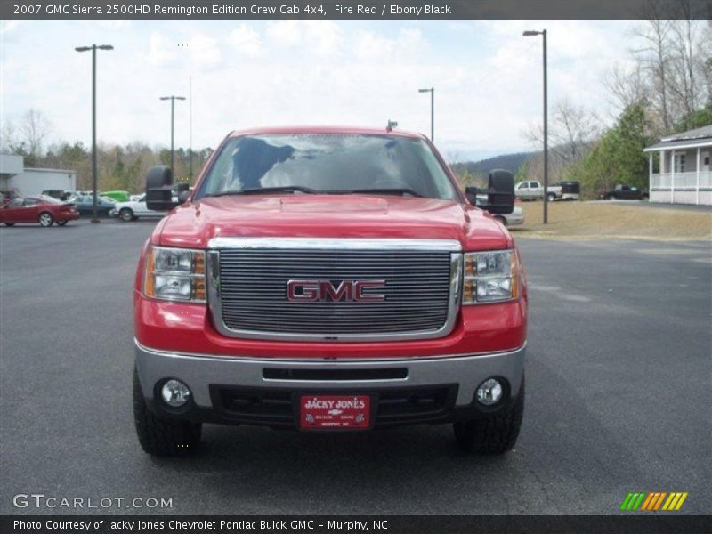 Fire Red / Ebony Black 2007 GMC Sierra 2500HD Remington Edition Crew Cab 4x4