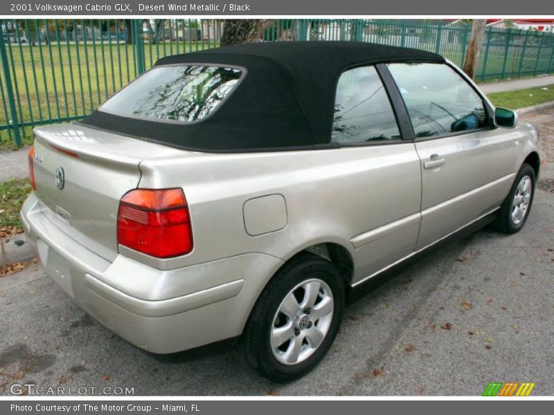 Desert Wind Metallic / Black 2001 Volkswagen Cabrio GLX