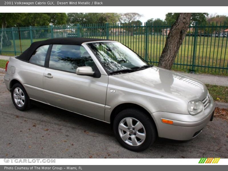 Desert Wind Metallic / Black 2001 Volkswagen Cabrio GLX