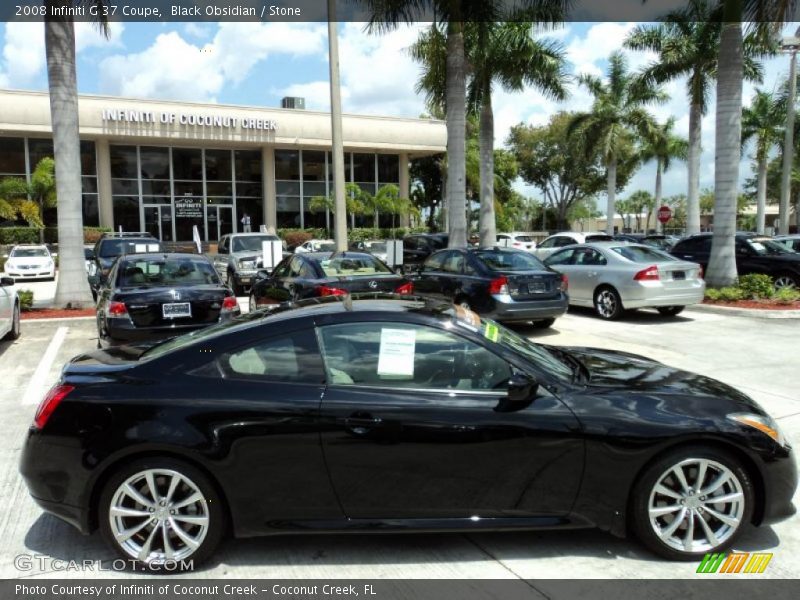 Black Obsidian / Stone 2008 Infiniti G 37 Coupe