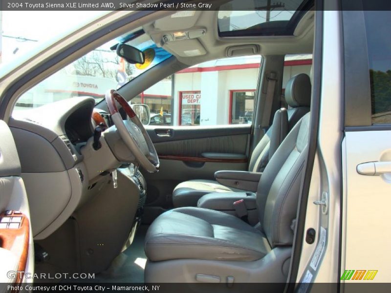 Silver Shadow Pearl / Stone Gray 2004 Toyota Sienna XLE Limited AWD