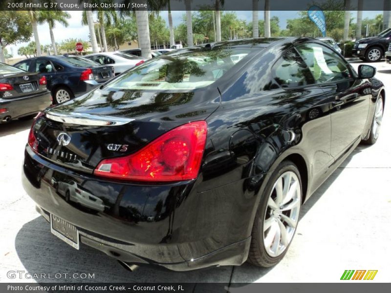 Black Obsidian / Stone 2008 Infiniti G 37 Coupe