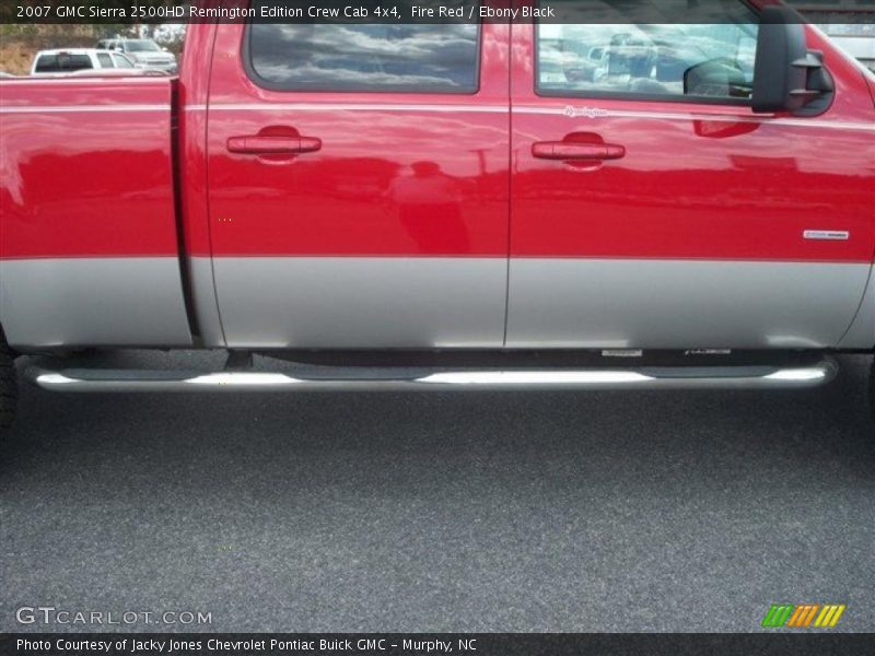 Fire Red / Ebony Black 2007 GMC Sierra 2500HD Remington Edition Crew Cab 4x4